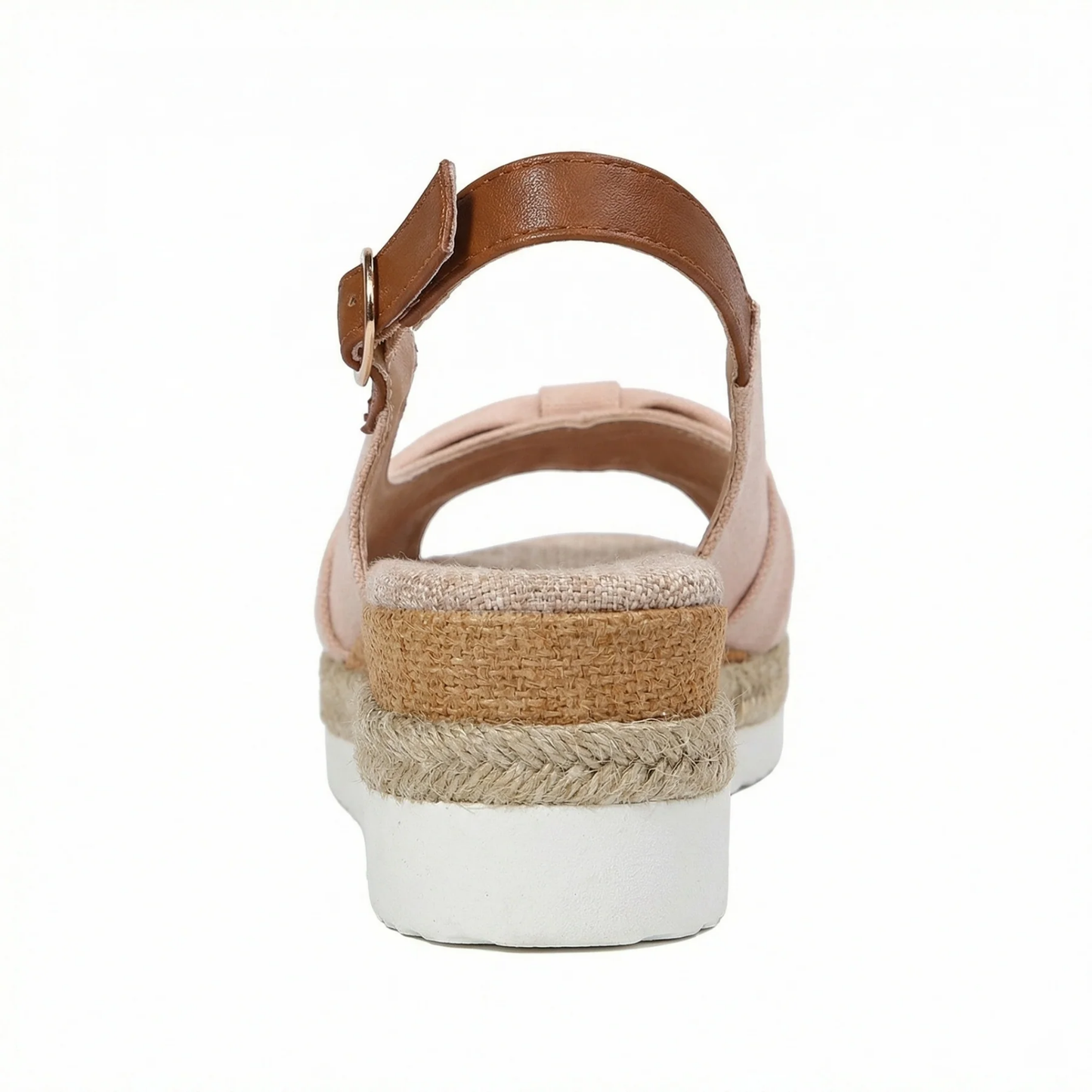 Sandali Donna Comodi Ergonomici – Sandali con Zeppa e Cinturino Regolabile