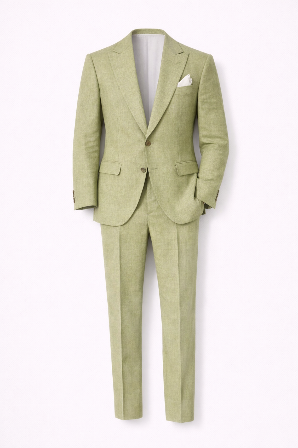 Completo elegante da uomo 2 pezzi – Blazer slim fit e pantaloni sartoriali