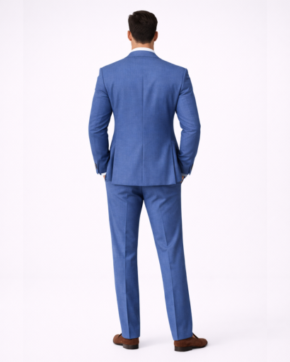Costume homme 2 pièces – blazer à revers et pantalon droit