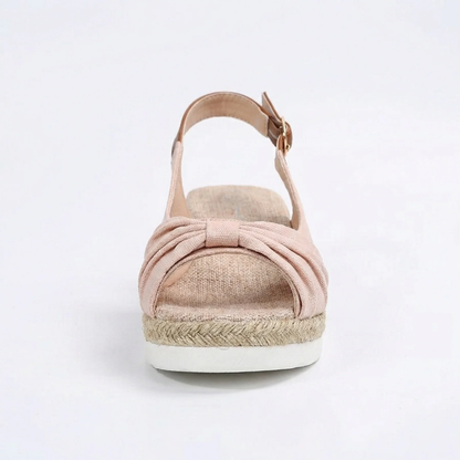 Sandali Donna Comodi Ergonomici – Sandali con Zeppa e Cinturino Regolabile