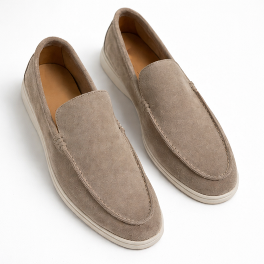 Mocassini in camoscio sintetico da uomo | Suola flessibile, stile casual