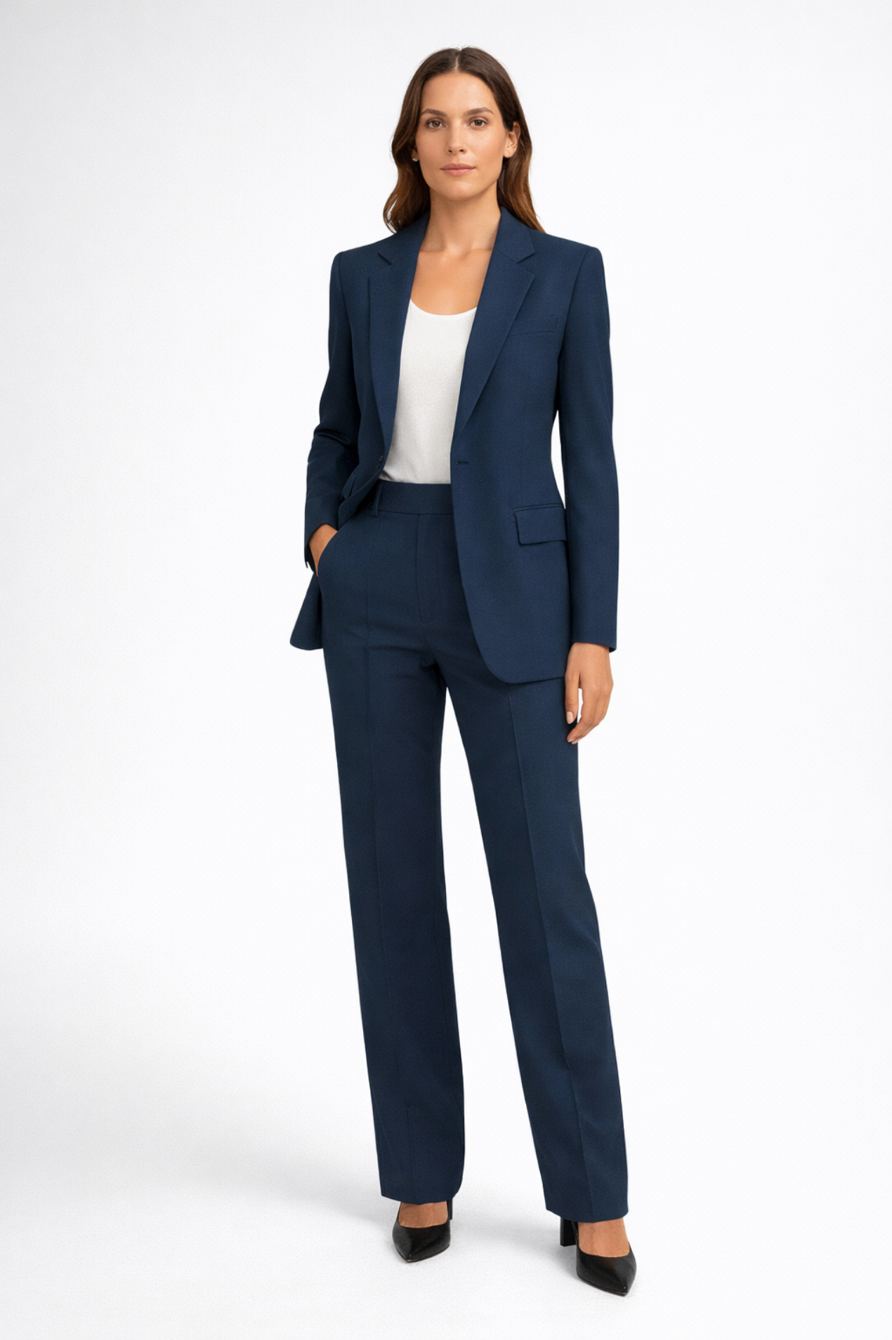 Tailleur Femme avec Blazer et Pantalon