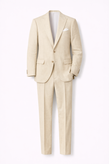 Completo elegante da uomo 2 pezzi – Blazer slim fit e pantaloni sartoriali