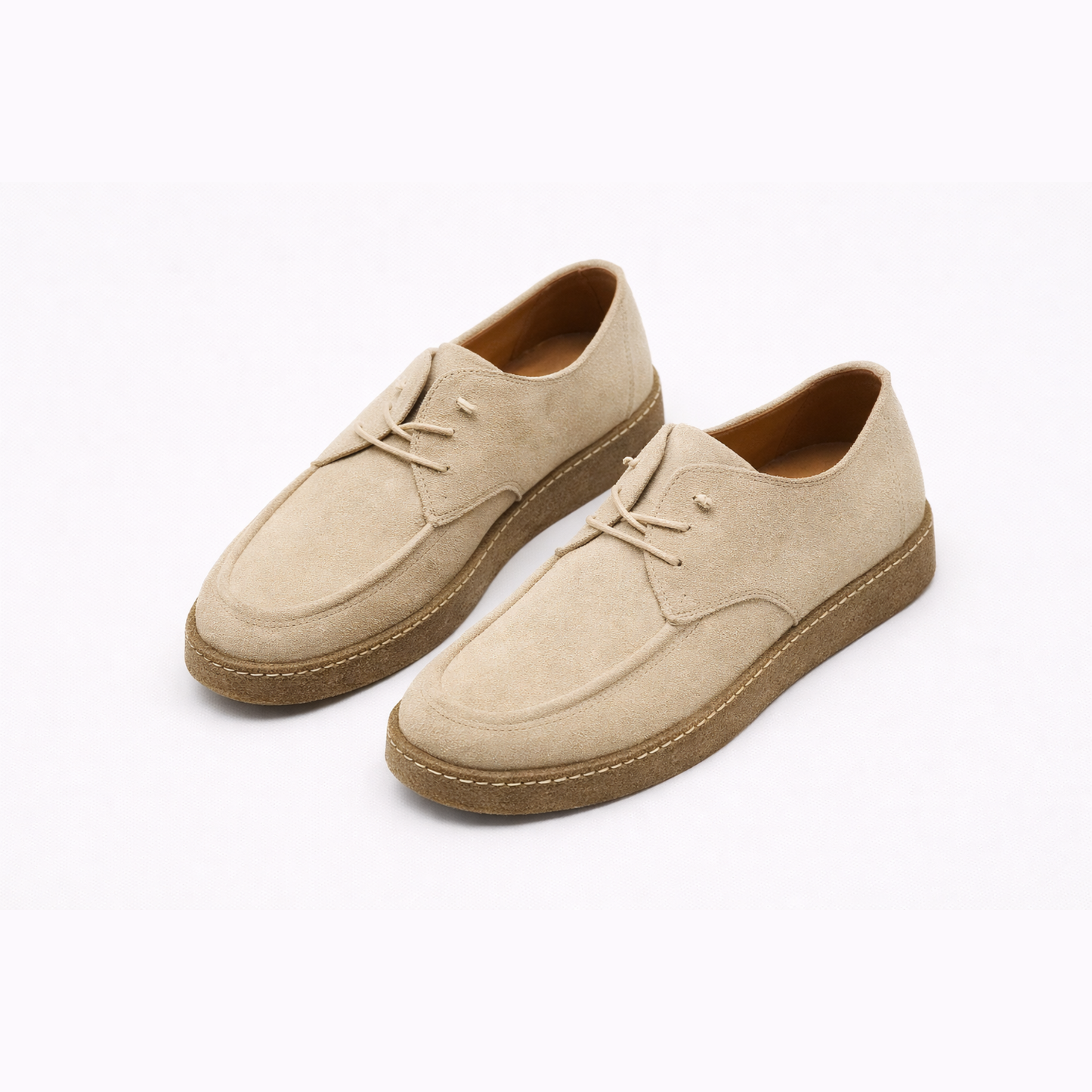 Scarpe da uomo in pelle scamosciata – Stile casual stringato