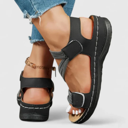 Sandali Donna Comfort – Fasce Elastiche e Suola Ergonomica