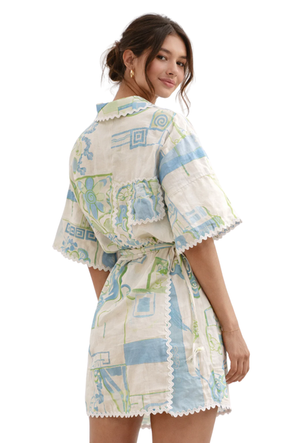Ensemble D’Été Chic Imprimé Deux Pièces