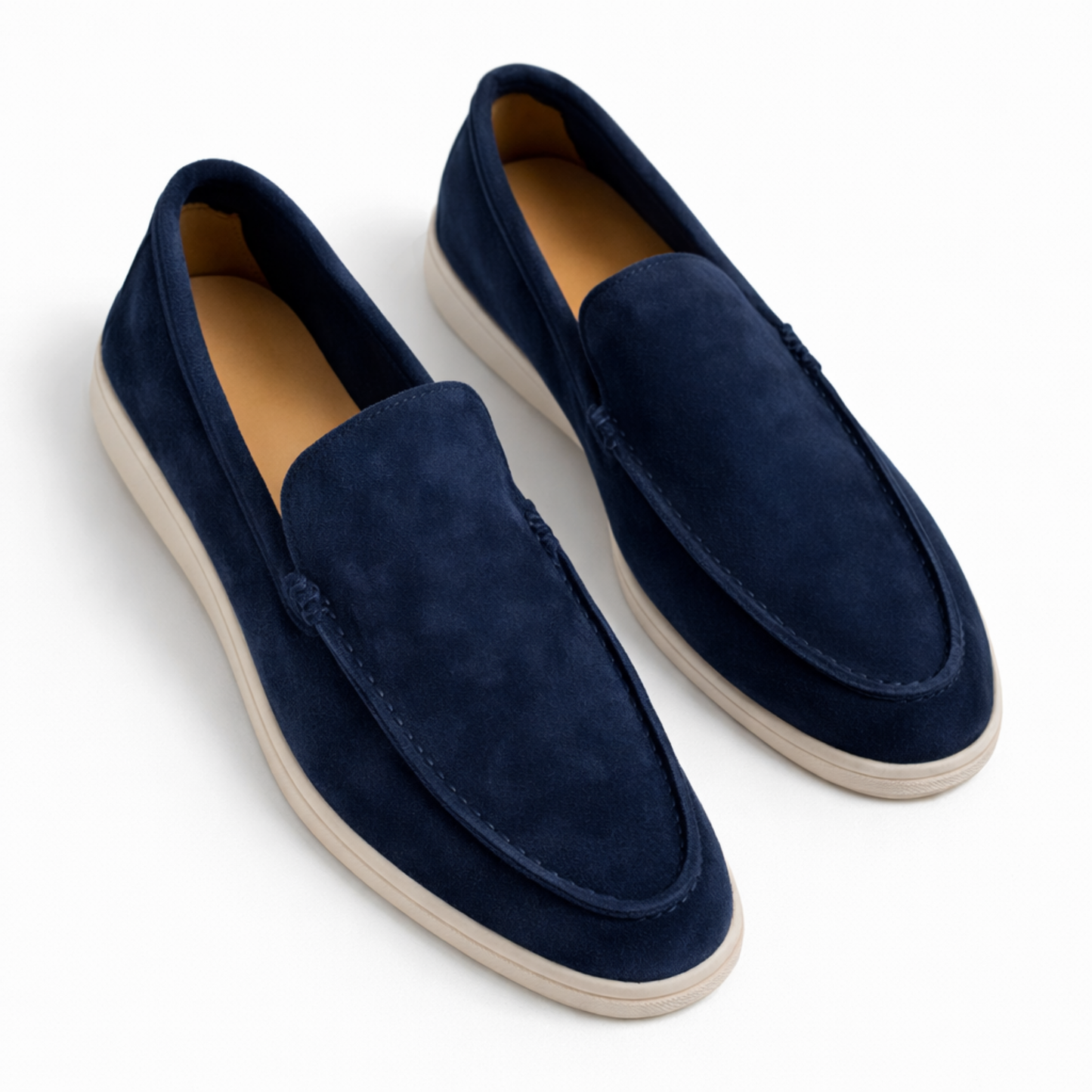 Mocassini in camoscio sintetico da uomo | Suola flessibile, stile casual