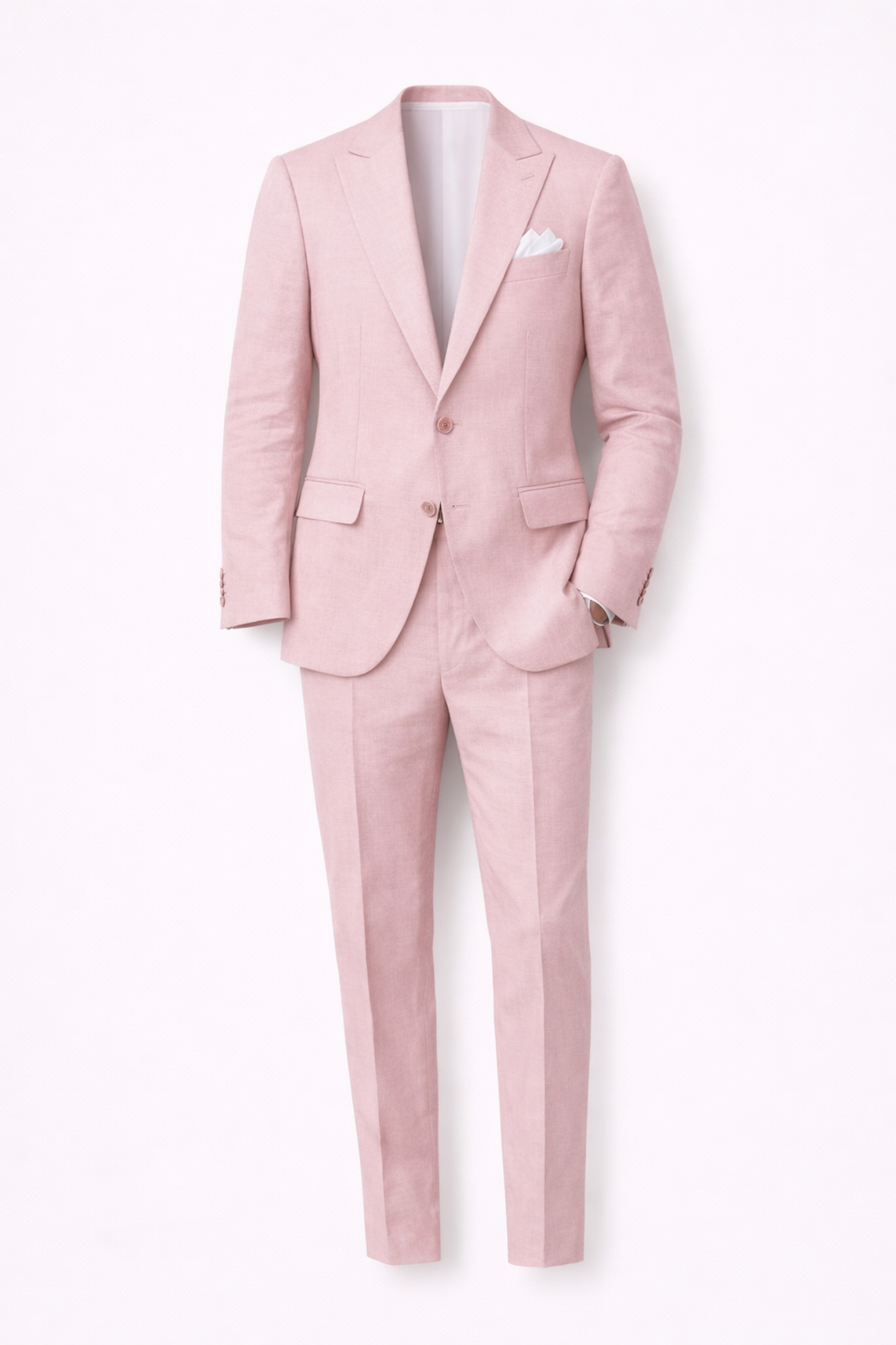 Completo elegante da uomo 2 pezzi – Blazer slim fit e pantaloni sartoriali