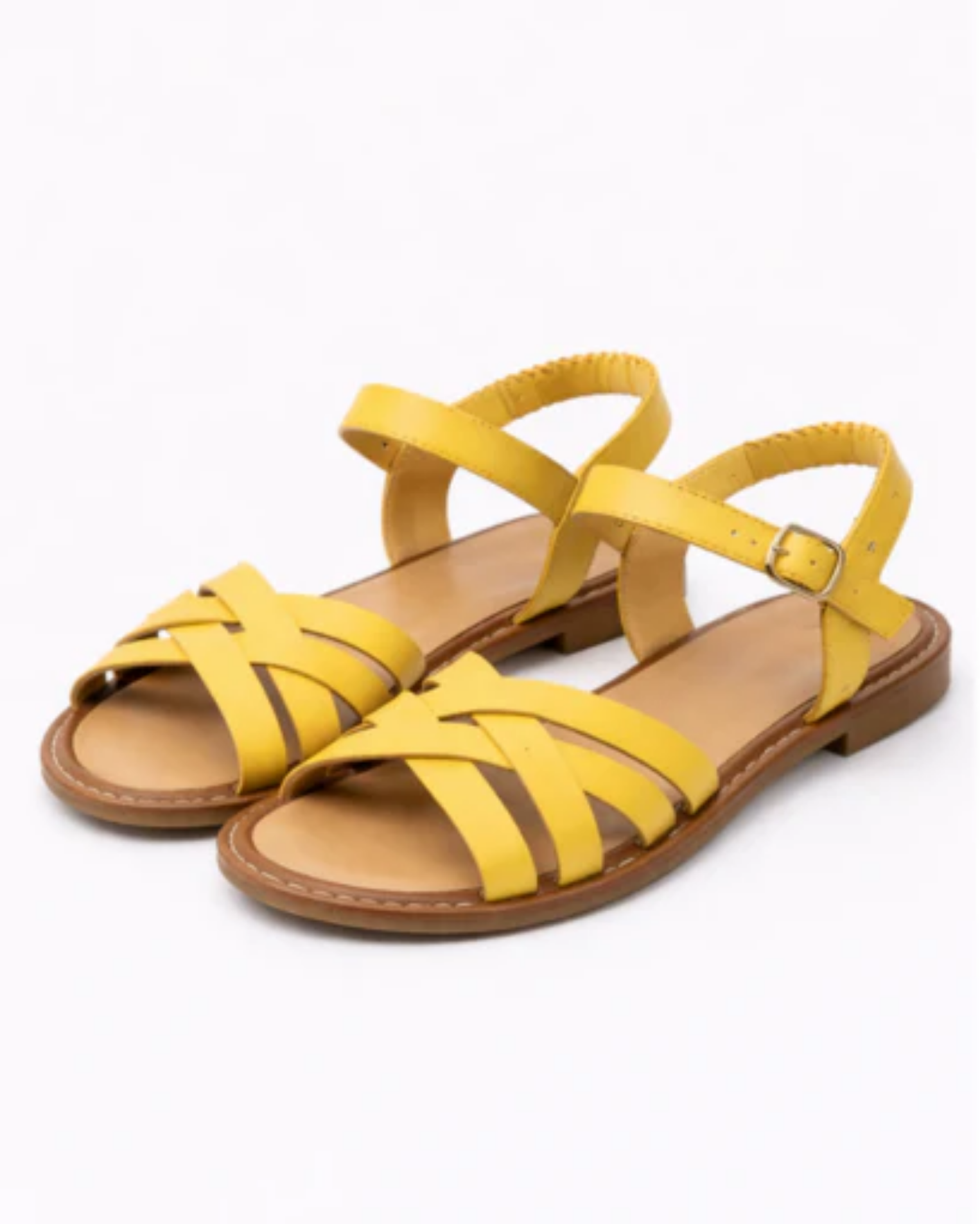 Sandales femme à brides croisées