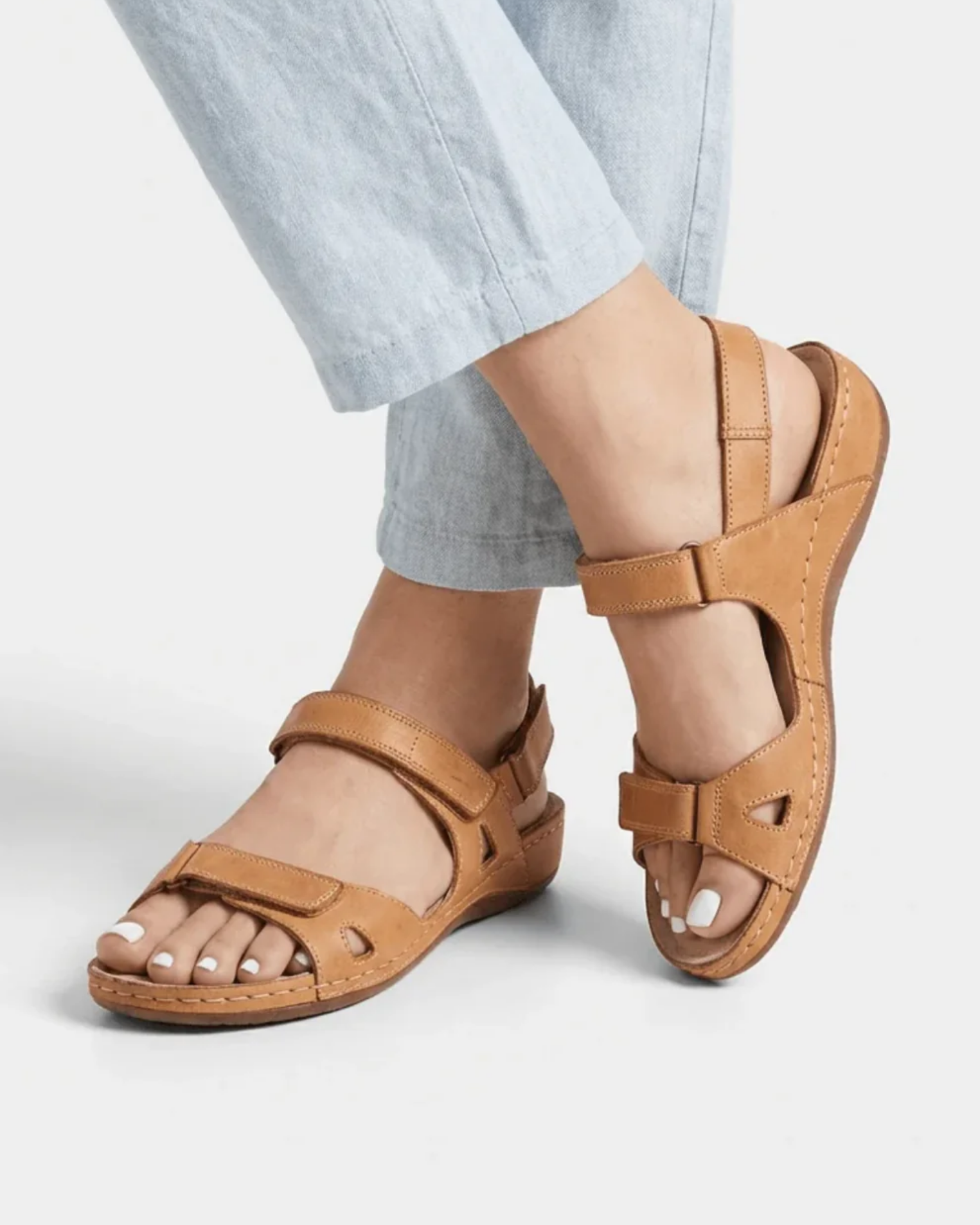 Sandale confortable à semelle ergonomique