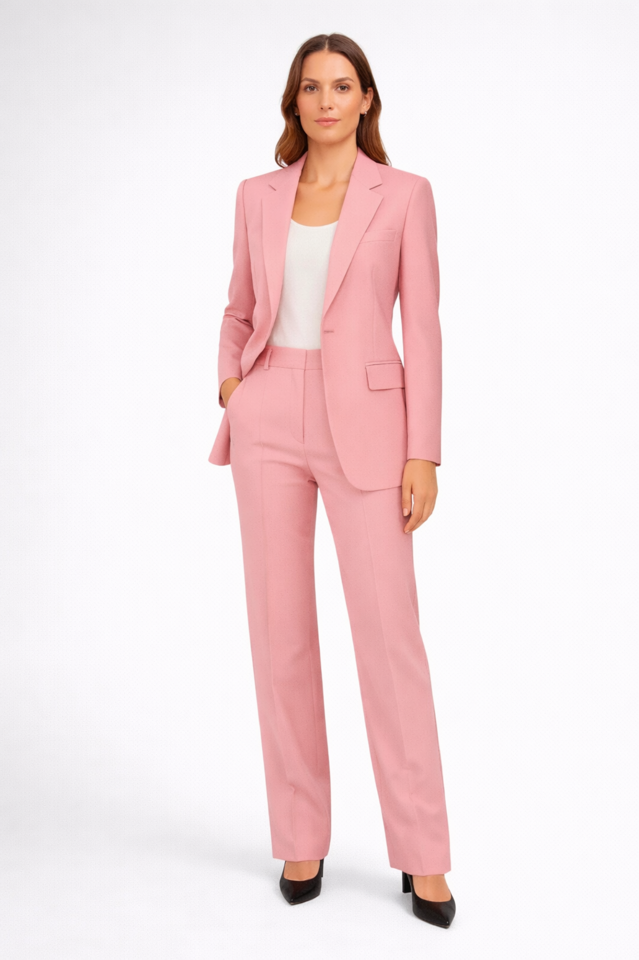 Tailleur Femme avec Blazer et Pantalon
