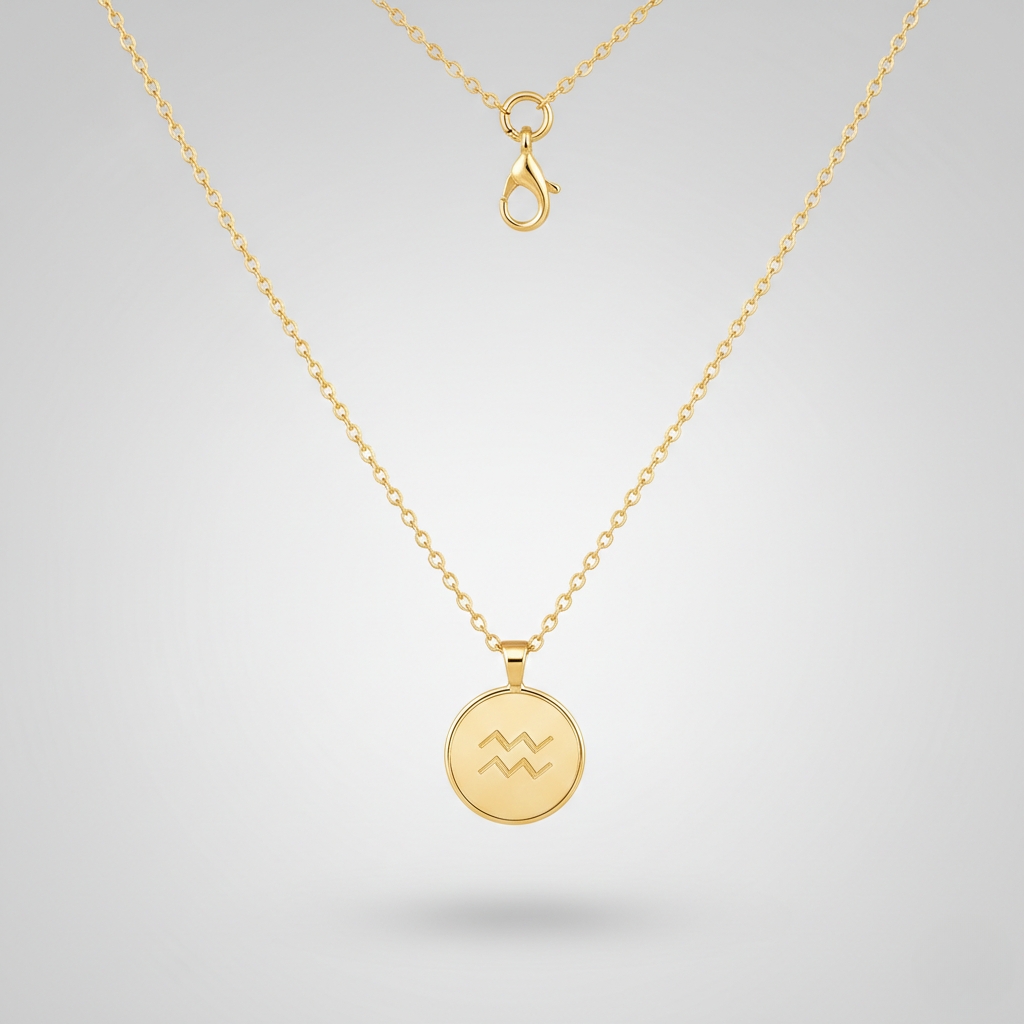 Collier signe astrologique Verseau