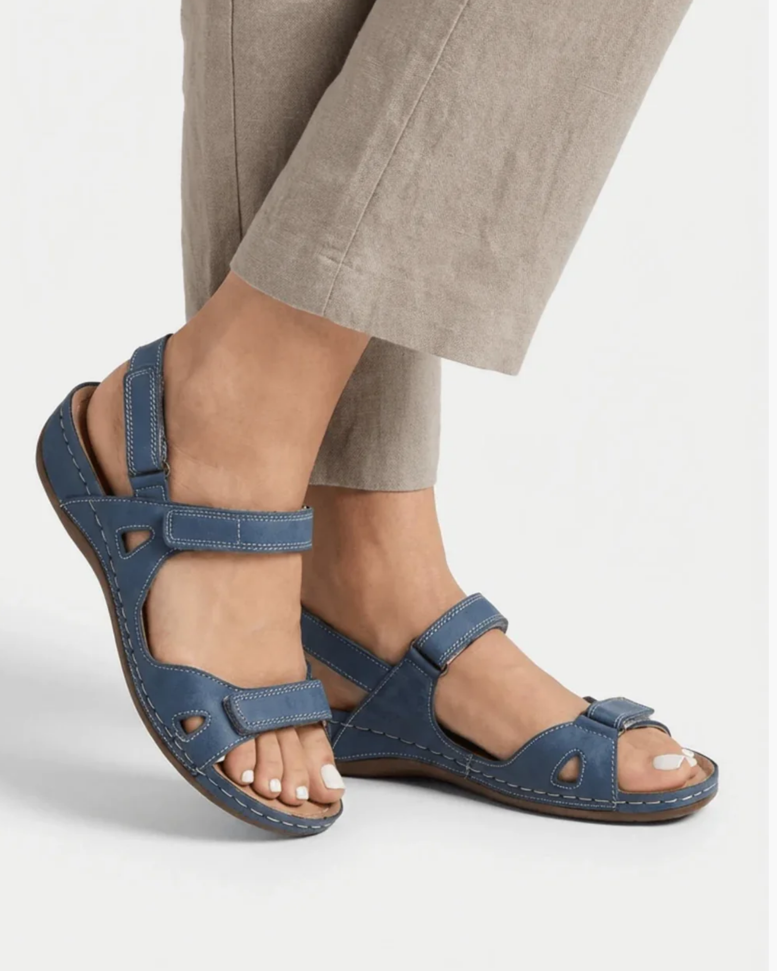 Sandale confortable à semelle ergonomique