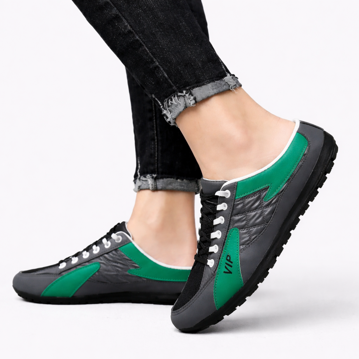 Ciabatte Sneaker da Uomo – Stile Sportivo Aperto e Confortevole