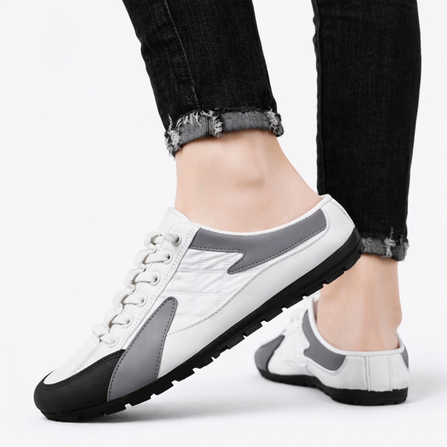 Ciabatte Sneaker da Uomo – Stile Sportivo Aperto e Confortevole