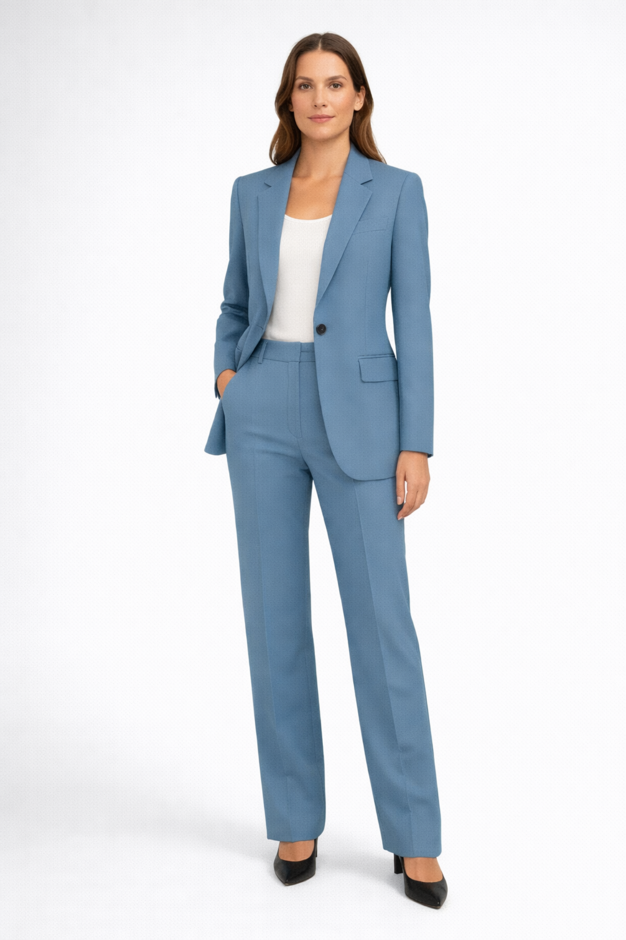 Tailleur Femme avec Blazer et Pantalon