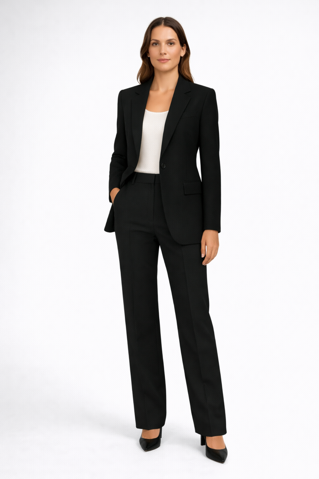 Tailleur Femme avec Blazer et Pantalon