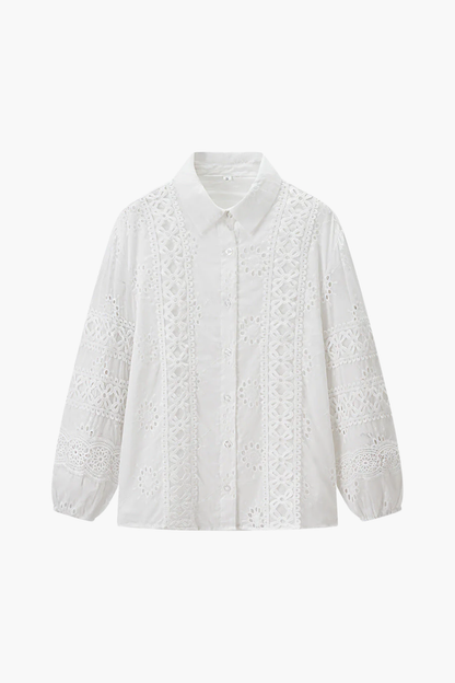 Ensemble Femme 2 Pièces – Chemise Boutonnée et Jupe Longue Maxi Élégante