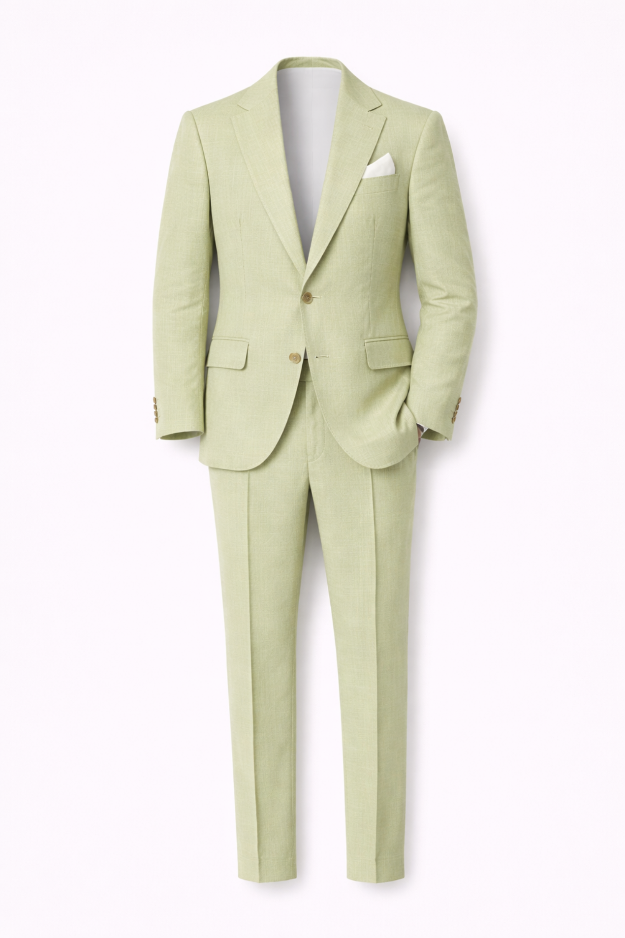 Completo elegante da uomo 2 pezzi – Blazer slim fit e pantaloni sartoriali