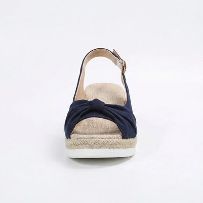 Sandali Donna Comodi Ergonomici – Sandali con Zeppa e Cinturino Regolabile