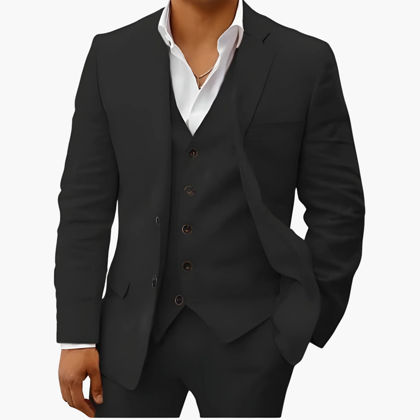 Ensemble Costume Homme 3 Pièces en Lin – Élégant, Léger et Respirant