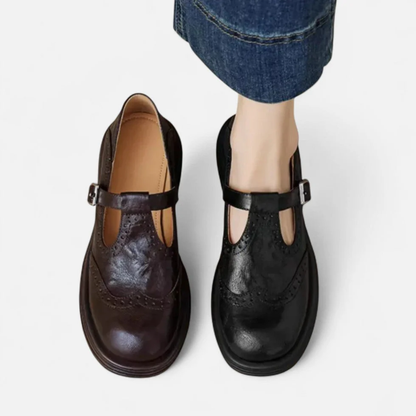 Tongs réglables pour femme | Cuir, élégantes