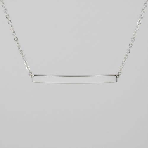 Collier pendentif barre