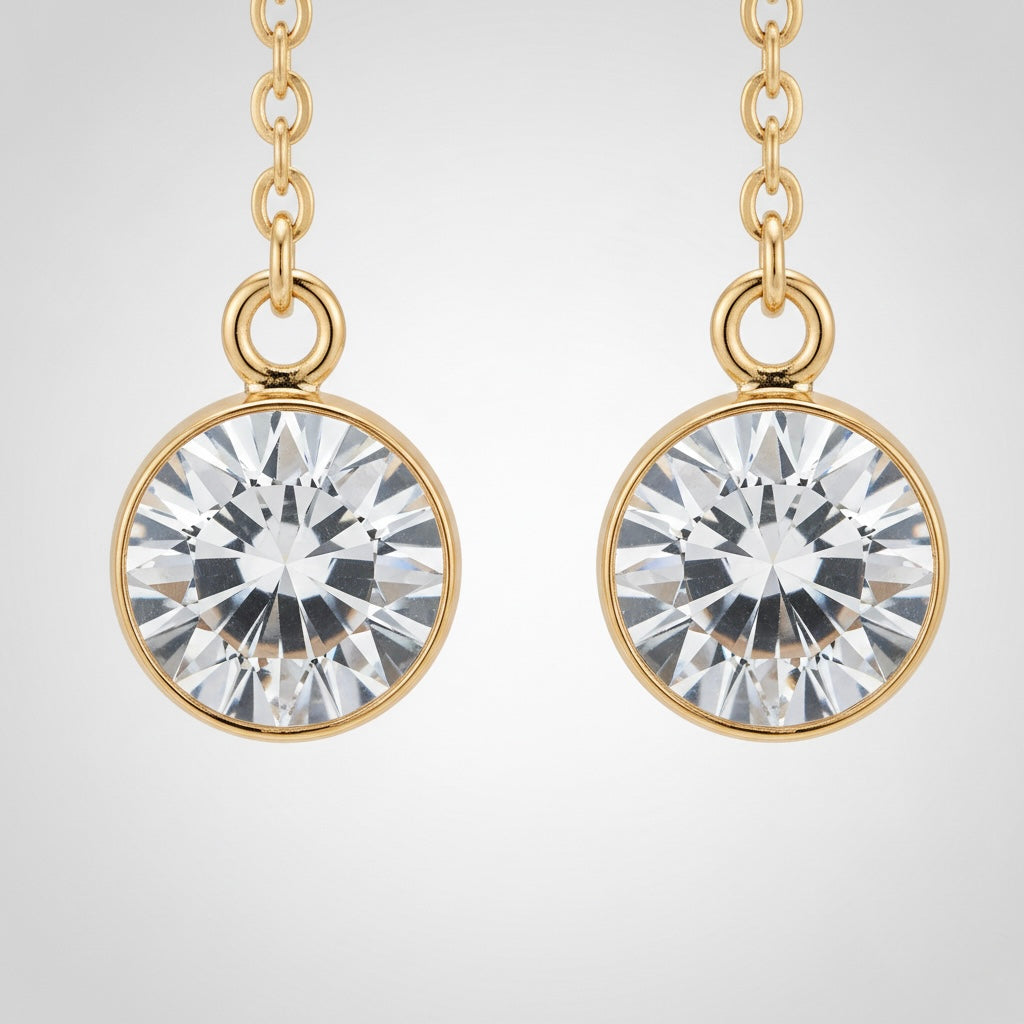 Boucles d’oreilles pendantes classiques