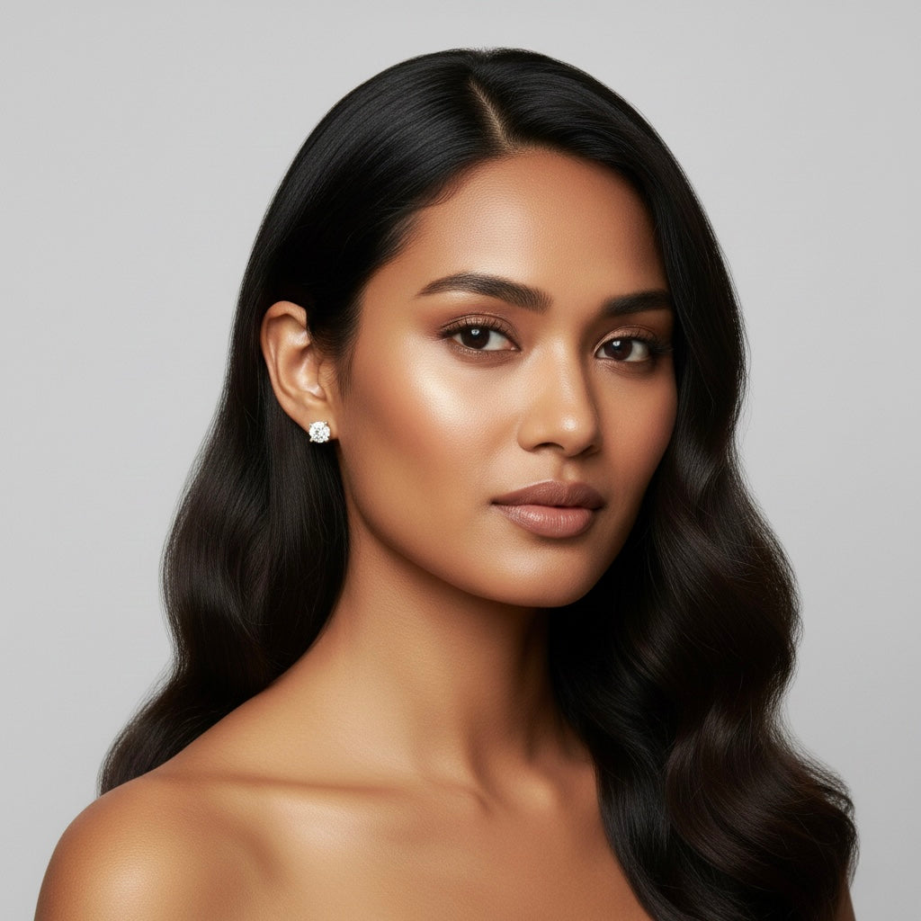 Boucles d’oreilles clous classiques