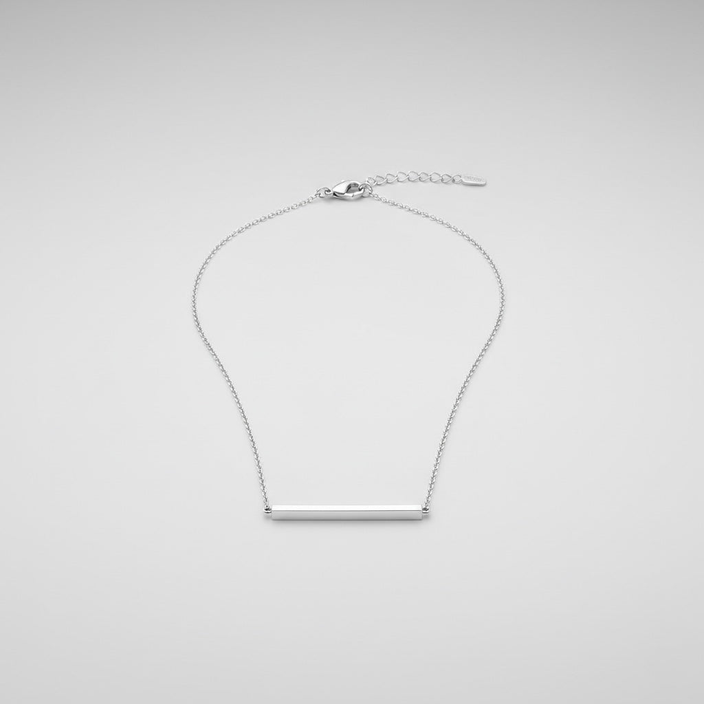 Collier pendentif barre