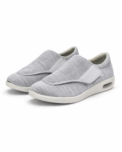 Sneakers Slip-On da Uomo in Maglia Testurizzata con Suola Spessa