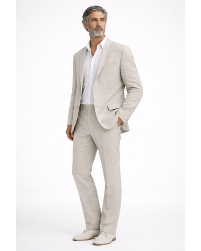 Costume homme 2 pièces – blazer et pantalon droit