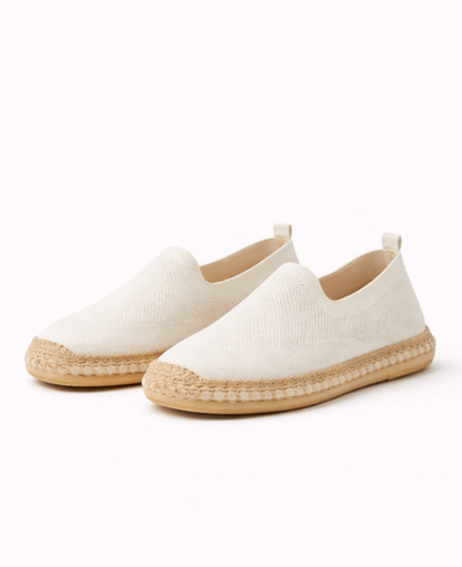 Espadrillas slip-on in maglia dal design essenziale