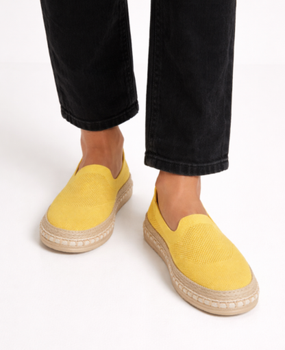 Espadrillas slip-on in maglia dal design essenziale