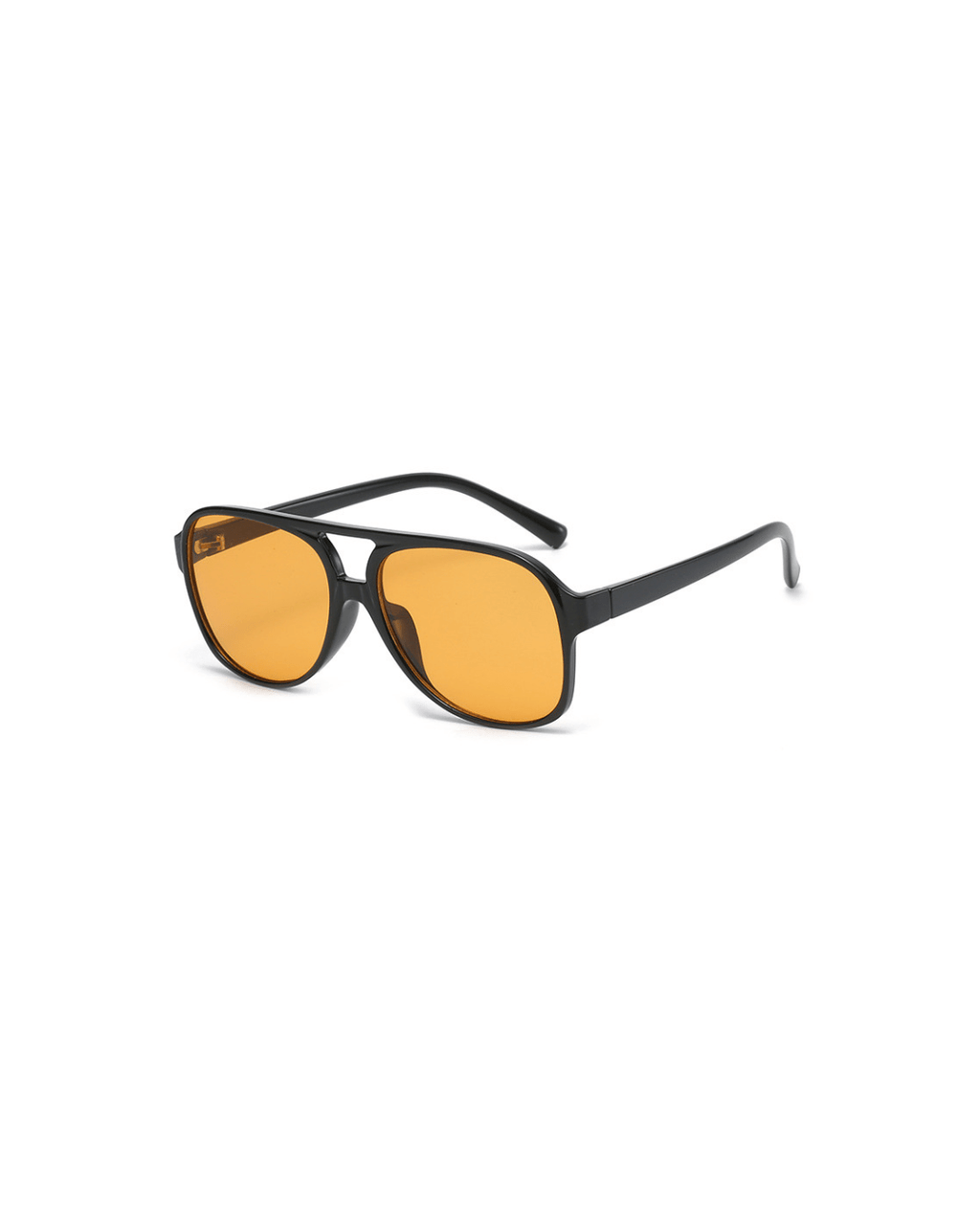 Lunettes de soleil rétro - Orange - vue 1