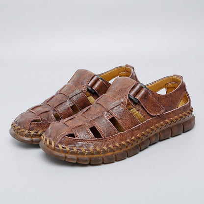 Sandales respirantes cuir homme - vue 5
