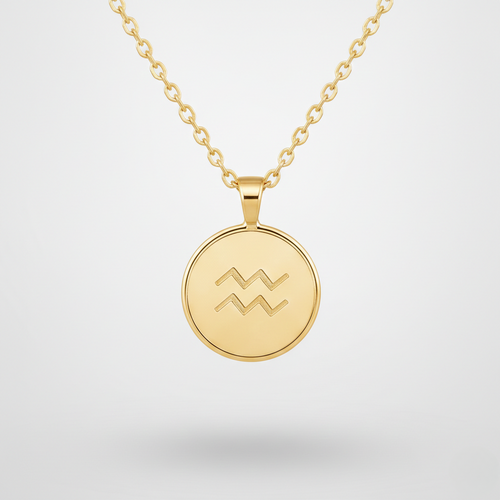 Collier signe astrologique Verseau