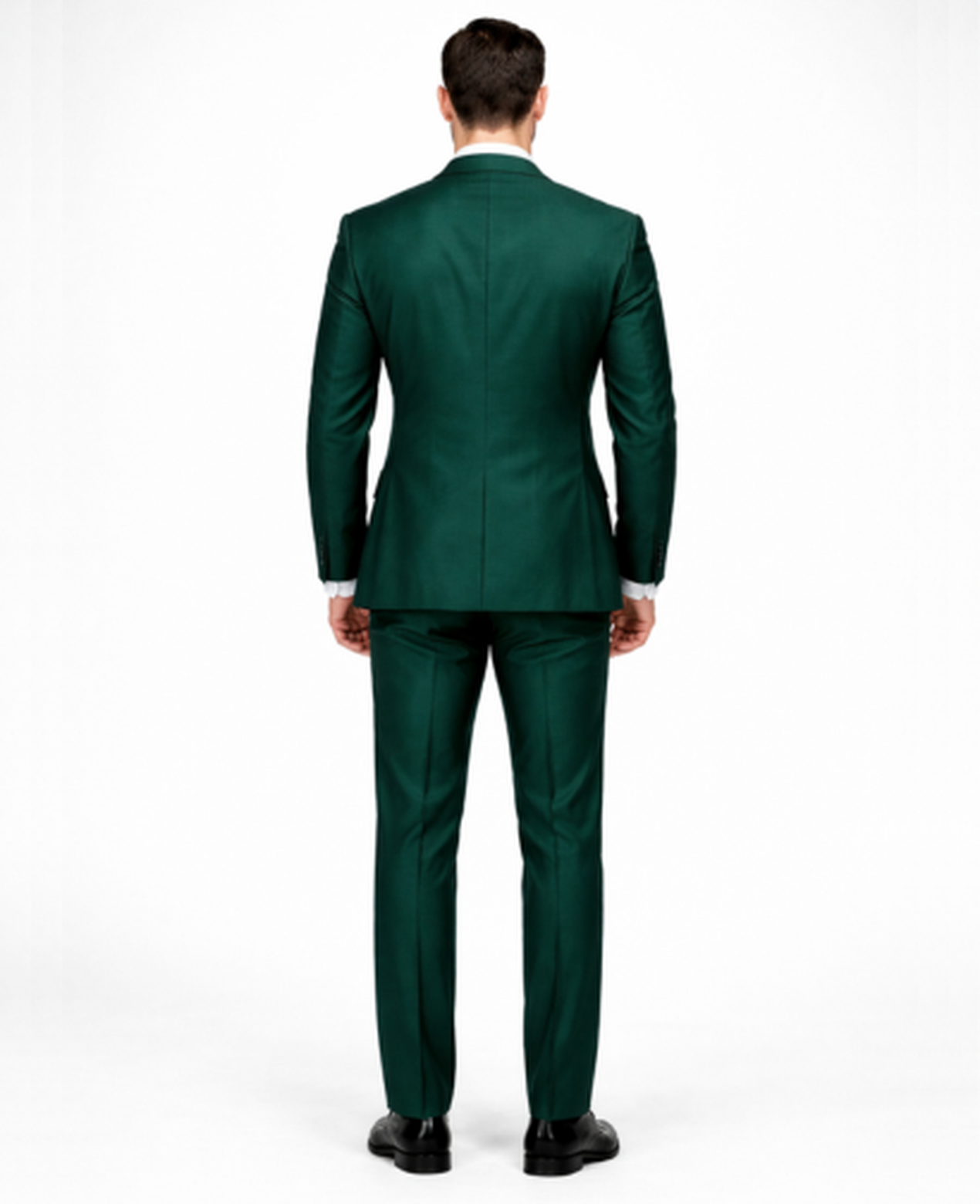 Abito 3 pezzi slim fit con gilet e risvolti a contrasto